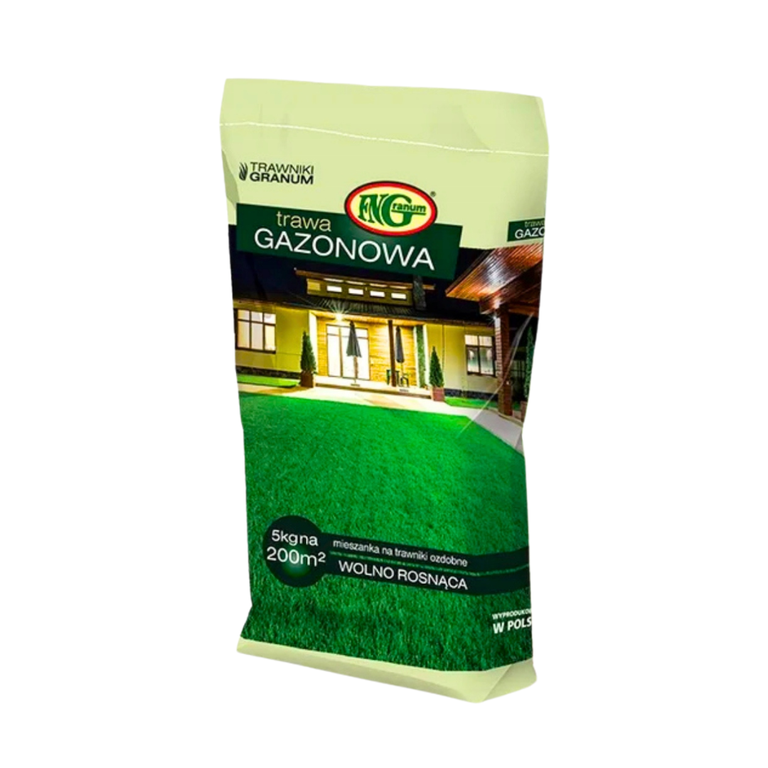Mieszanka nasion Trawa Gazonowa do wysiewu trawnika - opakowanie 5kg
