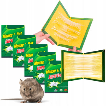 5x SILNY LEP PUŁAPKA KLEJ ŁAPKA NA MYSZY SZCZURY MYSZOŁAPKA DERATYZACJA
