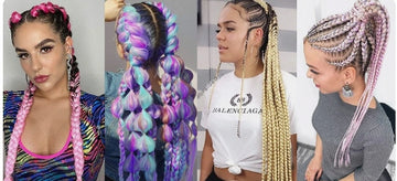 Warkocz syntetyczny WŁOSY SYNTETYCZNE Doczepiane Do warkoczyków KOLOROWE