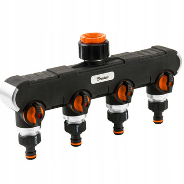 ROZDZIELACZ NA KRAN Węże Ogrodowy Do wody 4-drożny Zawory GW 1
