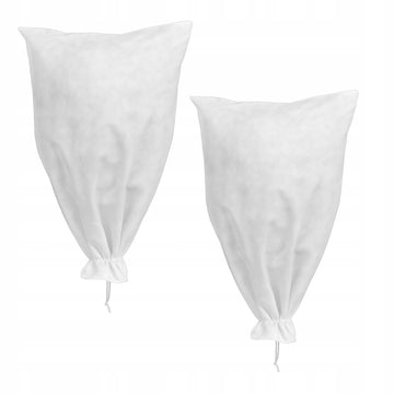 2x KAPTUR OCHRONNY DO ROŚLIN NA ZIMĘ FLIZELINA WŁÓKNINA 60x80cm WOREK 50g