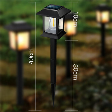 4x LAMPA SOLARNA Wbijana ŻARÓWKA LED Czujnik Zmierzchu IP65