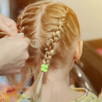 Zestaw gumek do włosów Frotki Gumki dla dziewczynek Kolorowe 100 sztuk