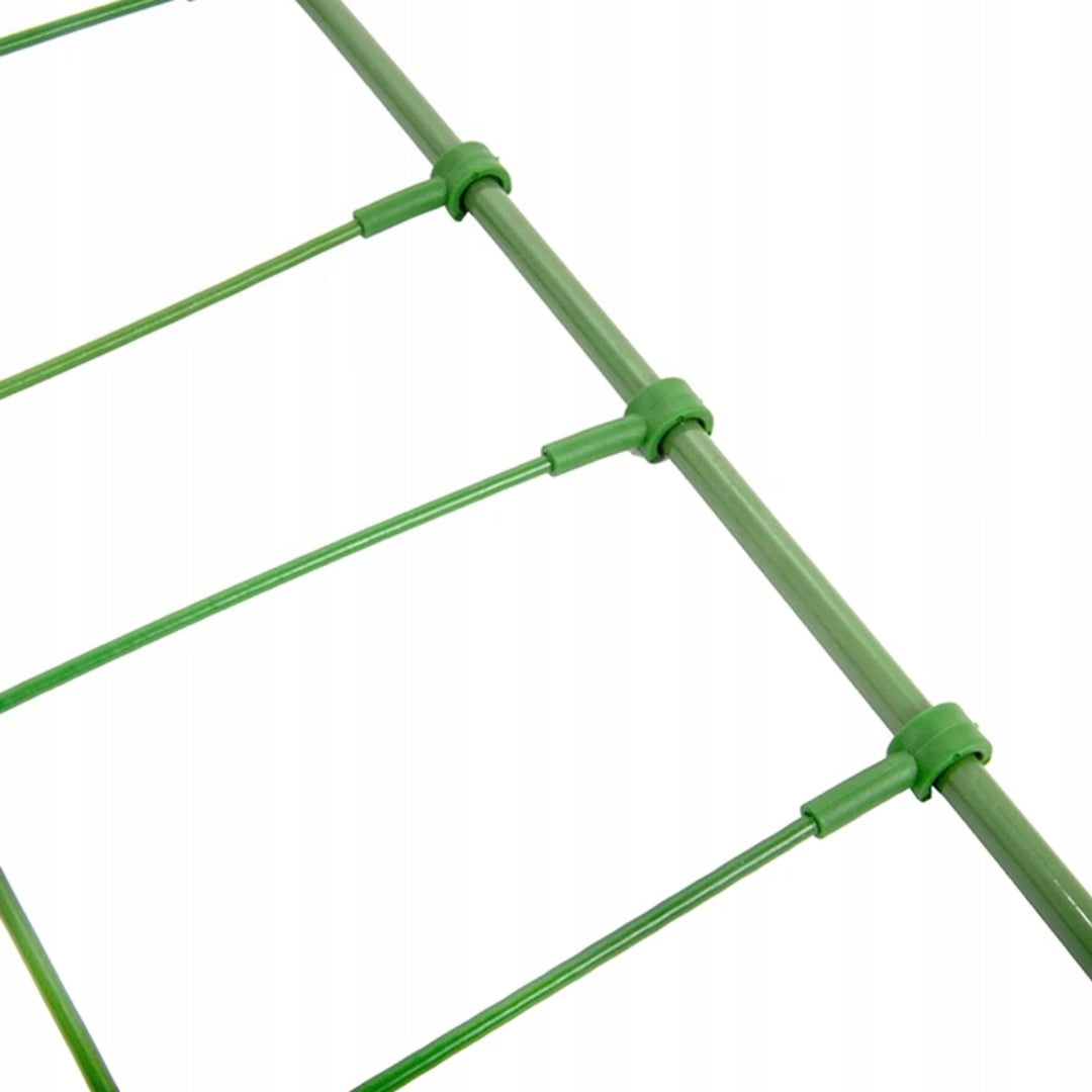 Pergola do roślin pnących do donic i gruntu, wykonana ze stali powlekanej PVC o wysokości 60 cm.