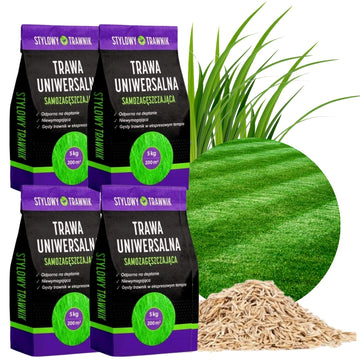 TRAWA UNIWERSALNA Samozageszczajaca nasiona Odporna 20kg 800m2