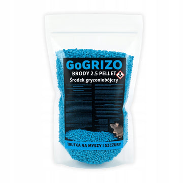 TRUTKA ŚRODEK NA SZCZURY MYSZY GRYZONIE 1KG BRODIFAKUM GRANULAT granulki