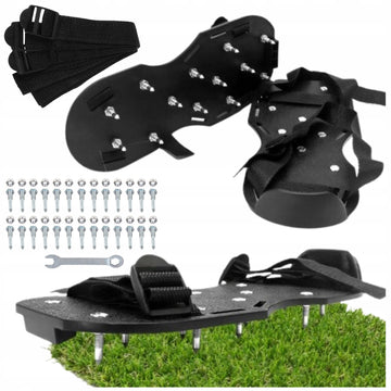 Aerator wertkulator do trawnika nakładki na buty z kolcami napowietrzacz gleby