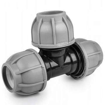 TRÓJNIK DO RUR skręcany PE 25 / 20 / 25 mm