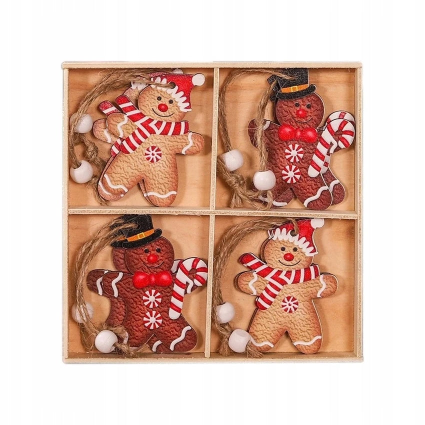 Bezpieczne drewniane ozdoby świąteczne dla dzieci