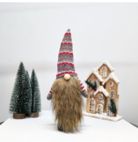 Etui na butelkę wina skrzat świąteczny