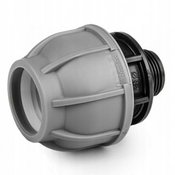 ŁĄCZNIK DO RUR PE 25mm GZ3/4" Złączka skręcana MOCNA Przelot do łączenia