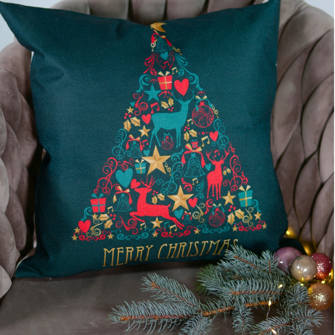 Poszewka na jasia z napisem Merry Christmas