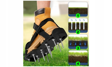 Nakładki aeracyjne na buty 26 kolców do napowietrzania trawy