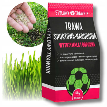 Nasiona trawy sportowej odpornej na deptanie