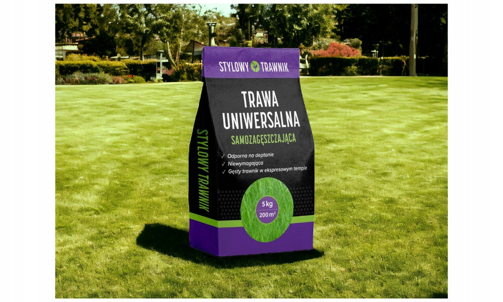 Stylowy trawnik gęsty trawnik w ekspresowym tempie