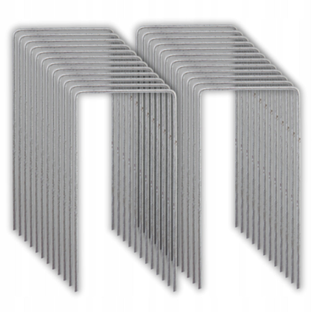 Szpilki do mocowania agrowłókniny 3x20 cm 50 sztuk metal U