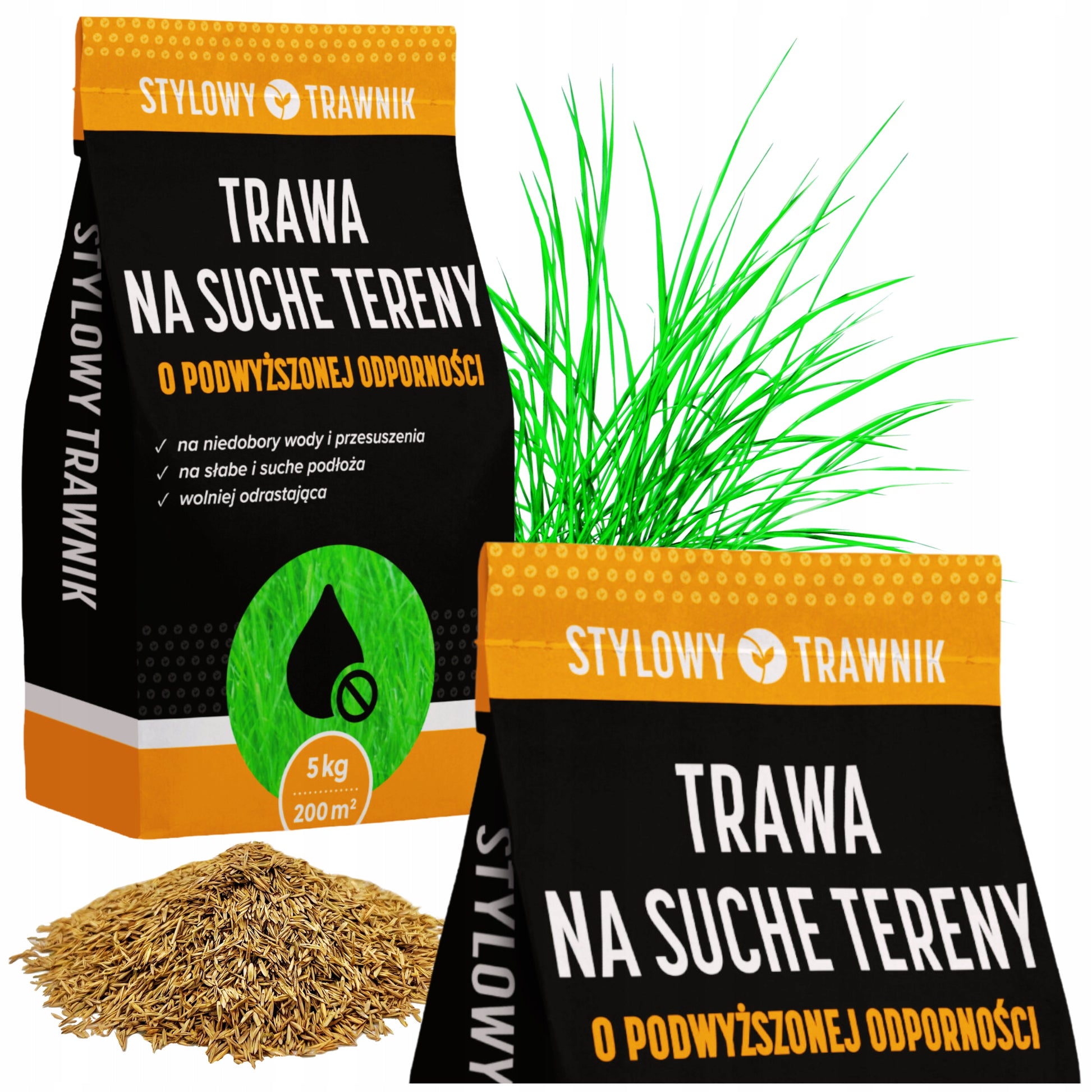 Nasiona trawy na gleby suche i przesuszone