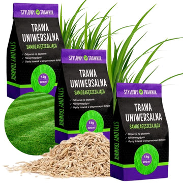 Trawa nasiona uniwersalna zageszczajaca nasiona odporna 15kg 600m2