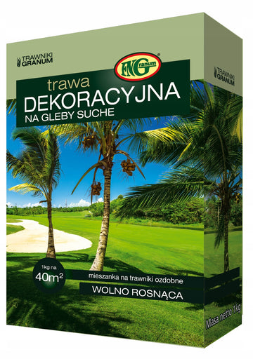 Trawa nasiona Dekoracyjna na gleby suche 0,9kg
