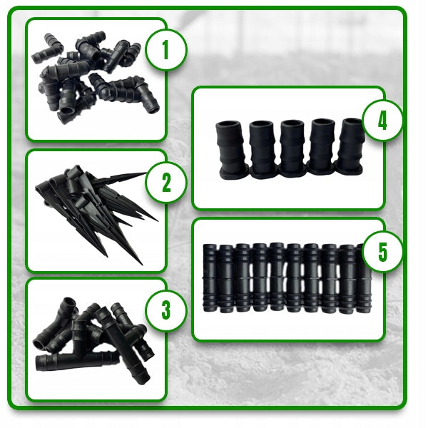 System nawadniania XXL 100 m ze złączkami fi16