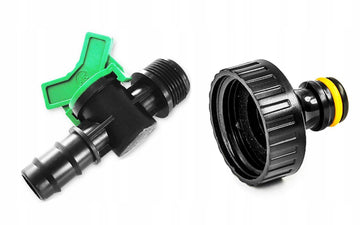 Zawór do linii kroplującej fi16 z wtykiem na wąż